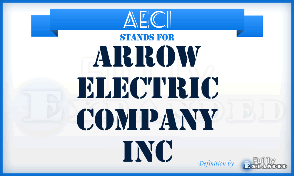 AECI - Arrow Electric Company Inc