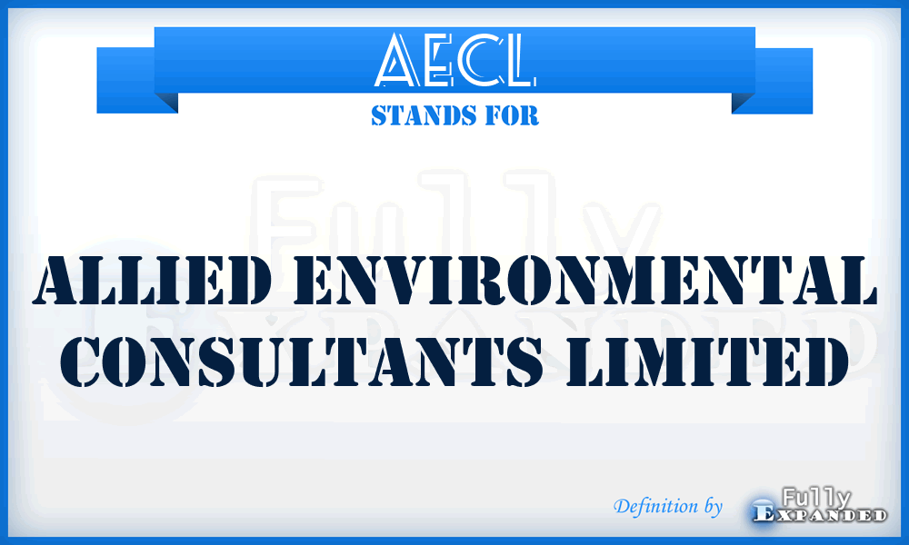 AECL - Allied Environmental Consultants Limited