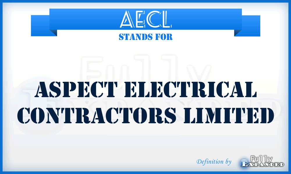 AECL - Aspect Electrical Contractors Limited