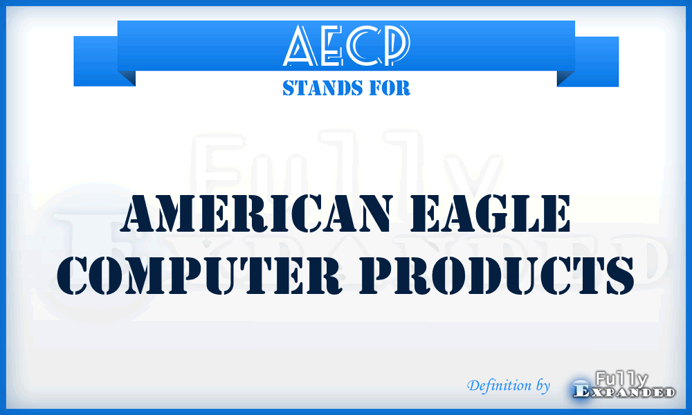 AECP - American Eagle Computer Products