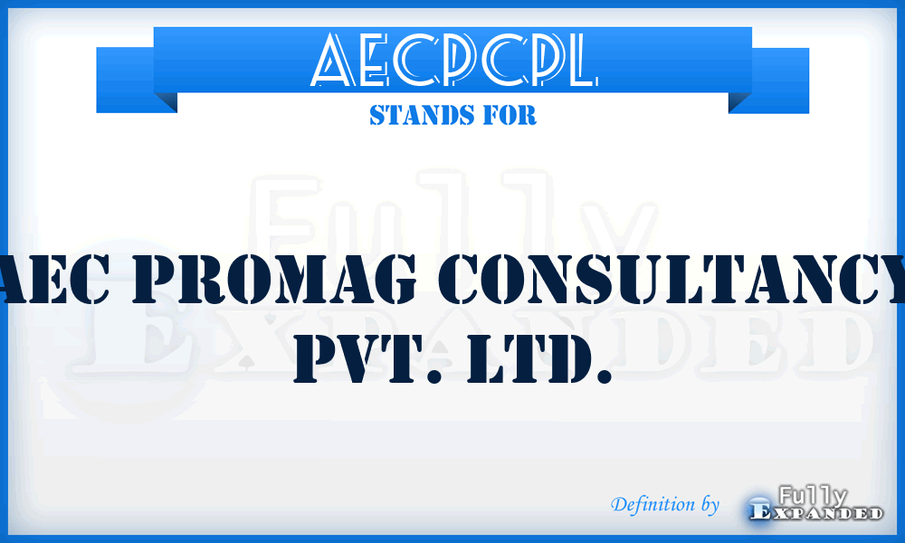 AECPCPL - AEC Promag Consultancy Pvt. Ltd.