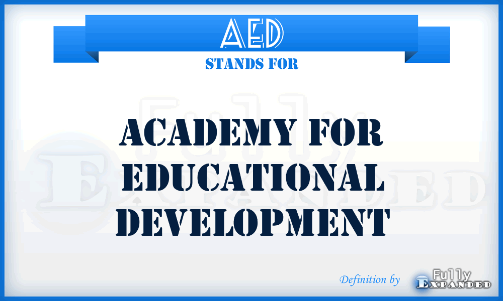 AED - Academy for Educational Development