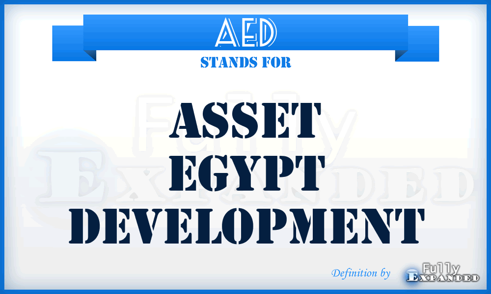 AED - Asset Egypt Development