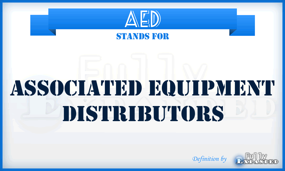 AED - Associated Equipment Distributors