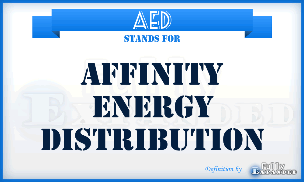 AED - affinity energy distribution