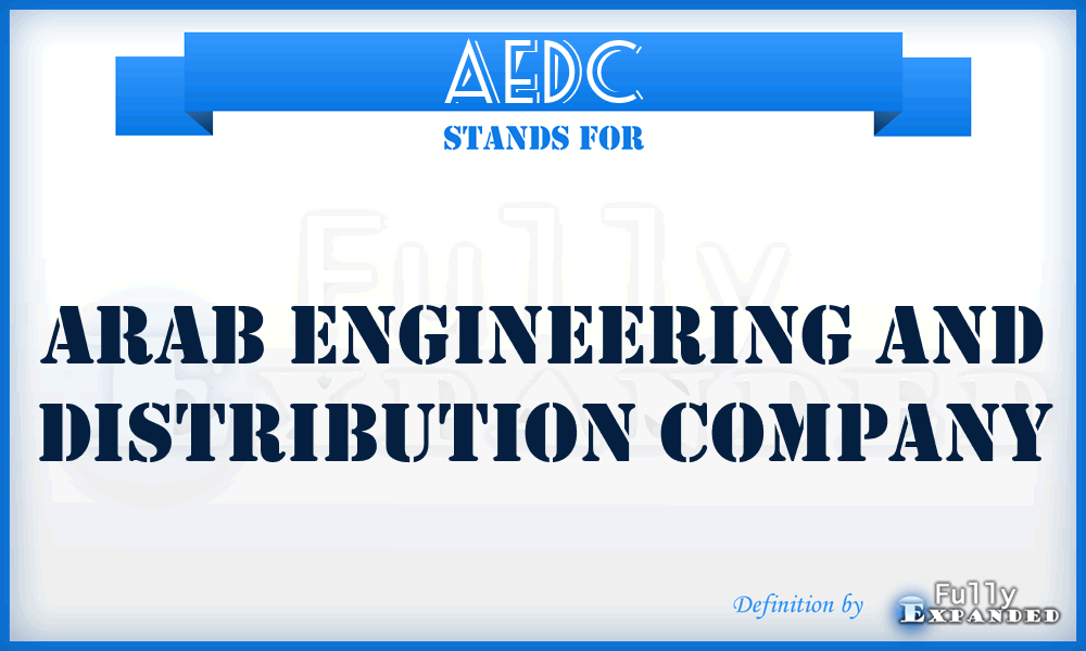 AEDC - Arab Engineering and Distribution Company