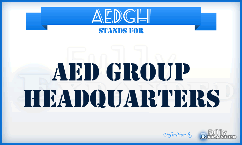 AEDGH - AED Group Headquarters