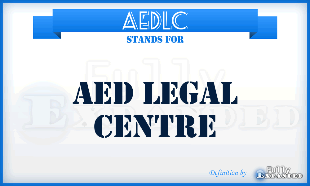 AEDLC - AED Legal Centre