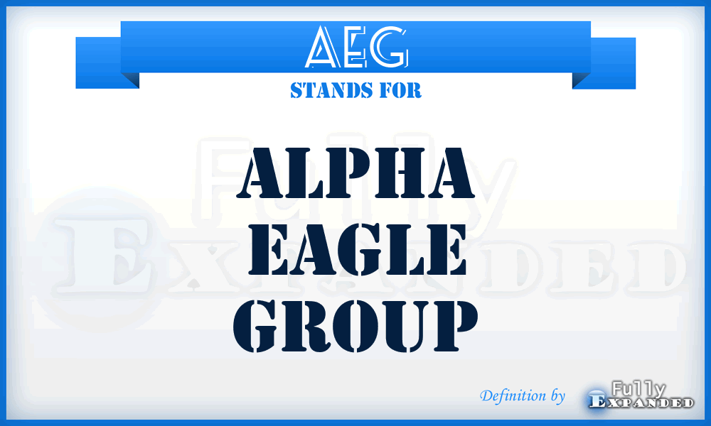 AEG - Alpha Eagle Group