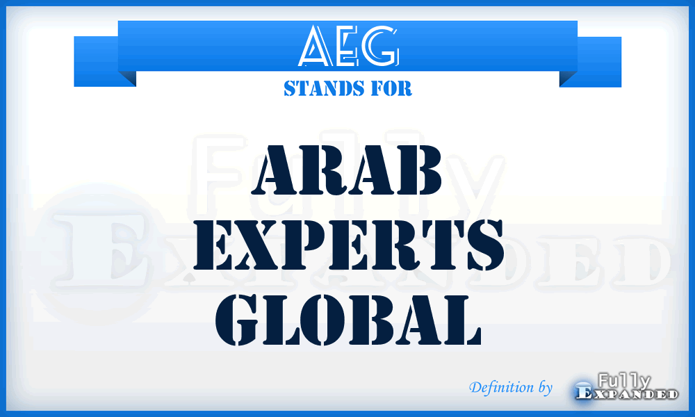 AEG - Arab Experts Global