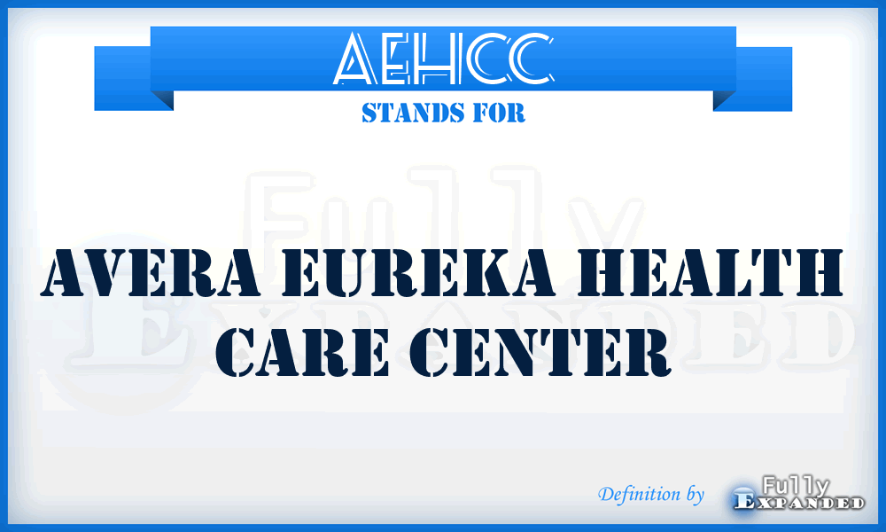 AEHCC - Avera Eureka Health Care Center