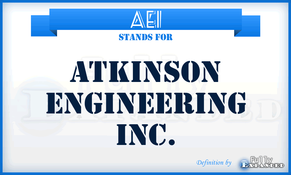 AEI - Atkinson Engineering Inc.