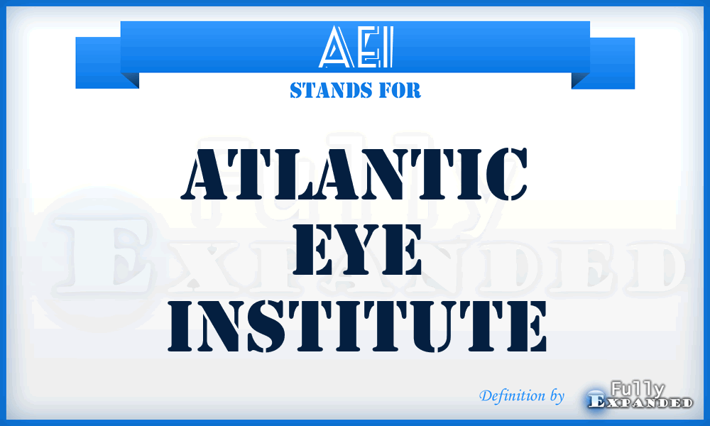 AEI - Atlantic Eye Institute