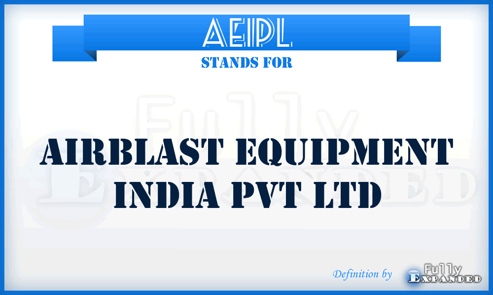 AEIPL - Airblast Equipment India Pvt Ltd