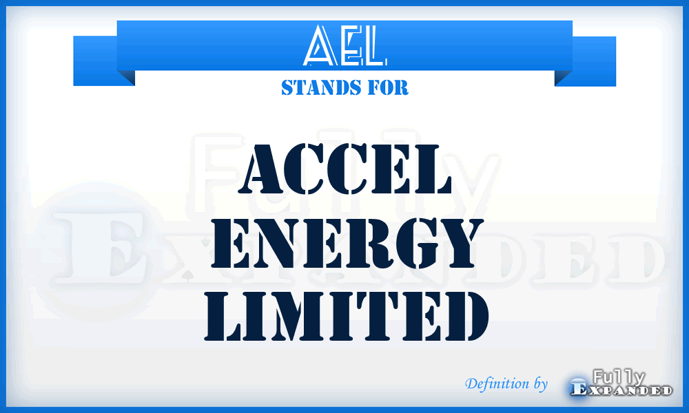 AEL - Accel Energy Limited