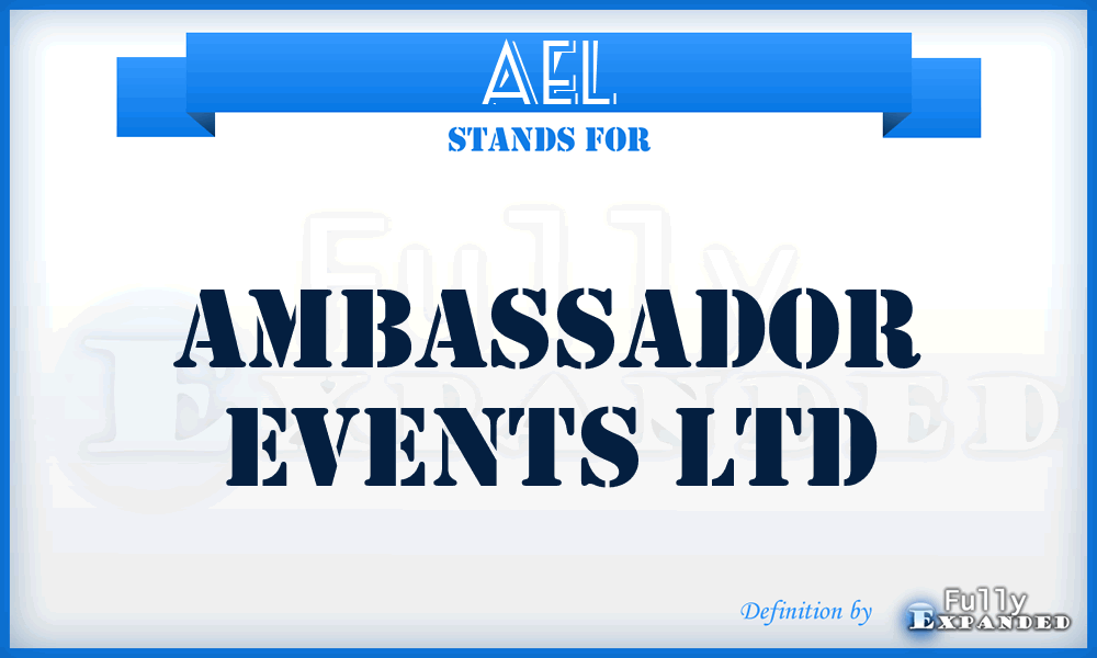 AEL - Ambassador Events Ltd