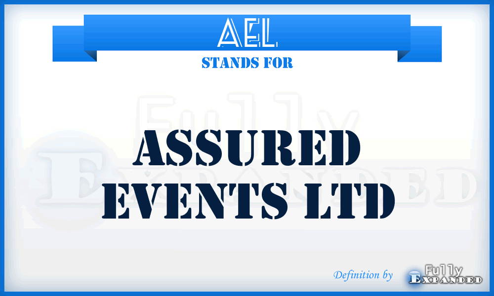 AEL - Assured Events Ltd