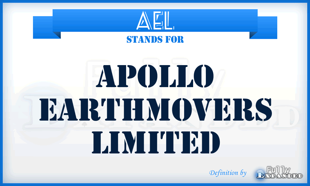 AEL - Apollo Earthmovers Limited