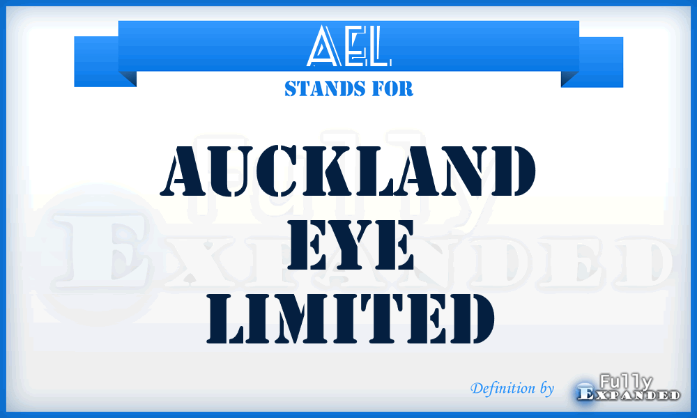 AEL - Auckland Eye Limited