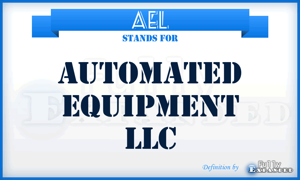 AEL - Automated Equipment LLC