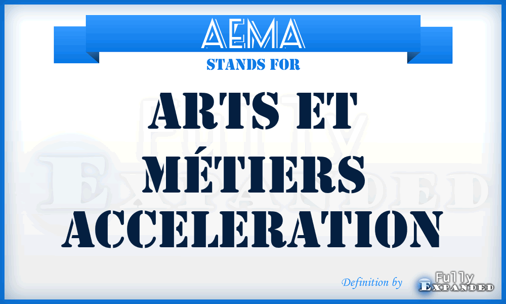 AEMA - Arts Et Métiers Acceleration