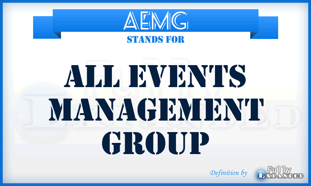 AEMG - All Events Management Group