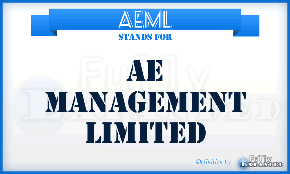 AEML - AE Management Limited