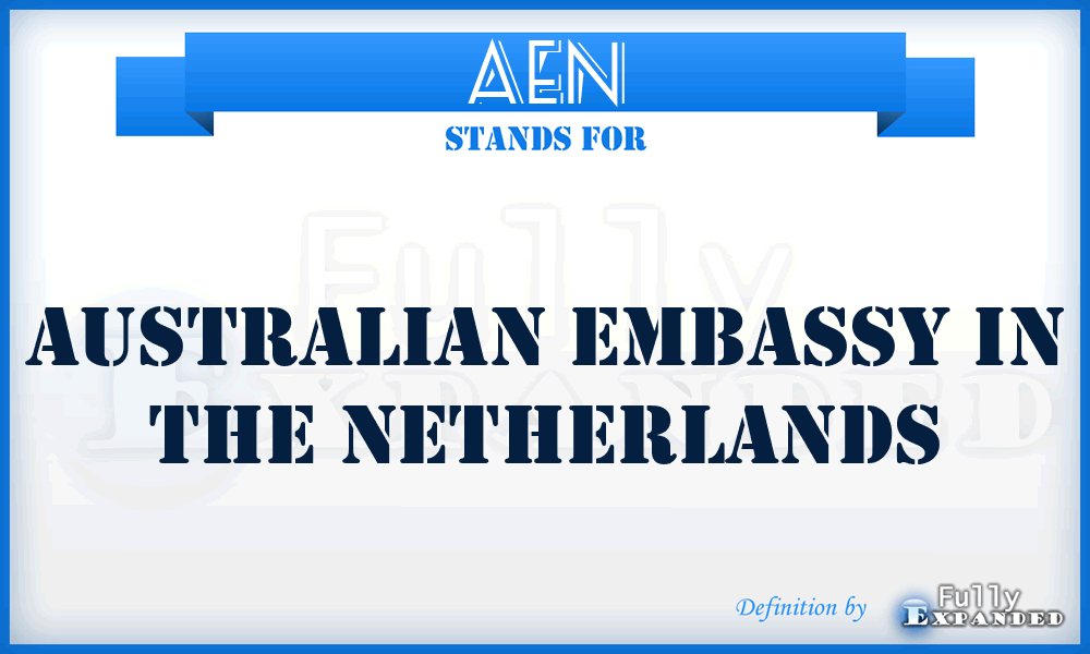 AEN - Australian Embassy in the Netherlands