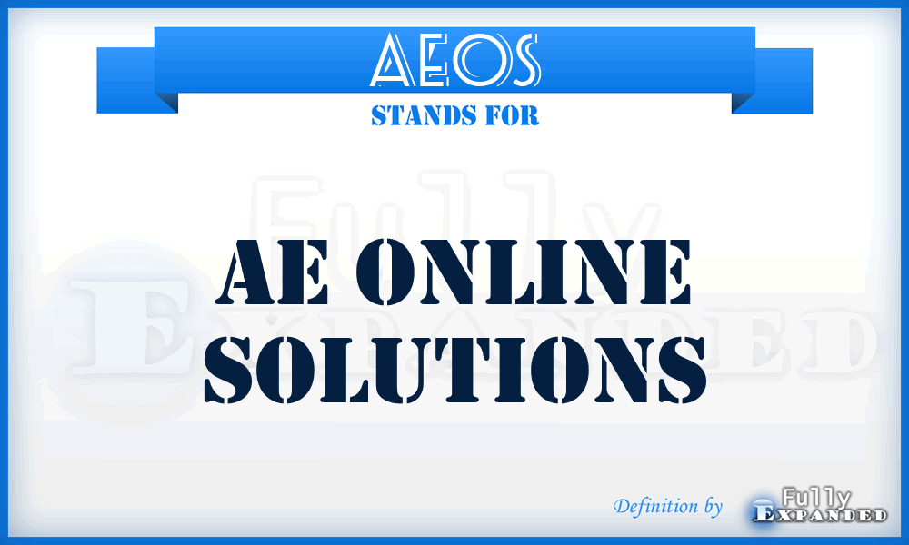 AEOS - AE Online Solutions