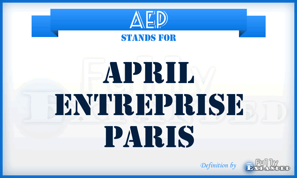 AEP - April Entreprise Paris