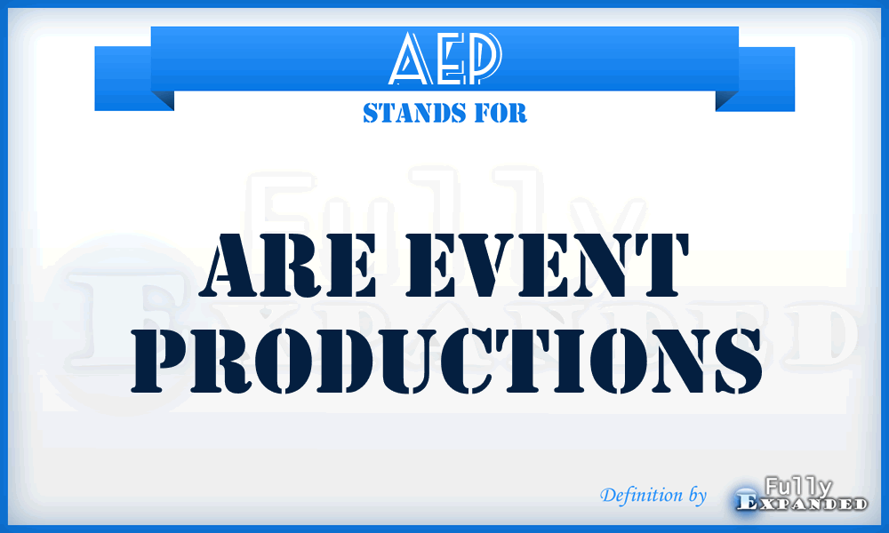 AEP - Are Event Productions