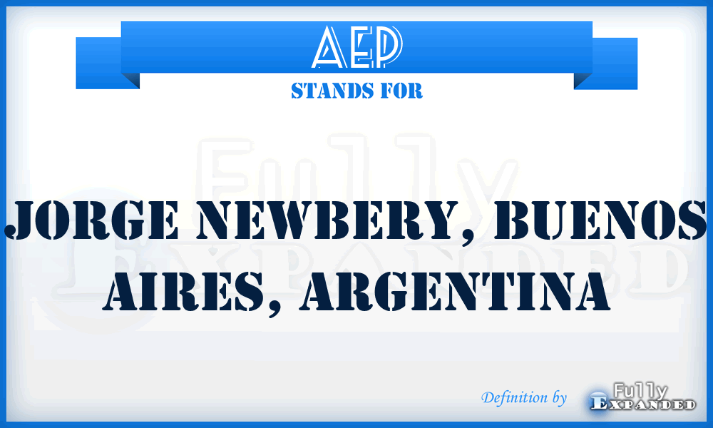 AEP - Jorge Newbery, Buenos Aires, Argentina
