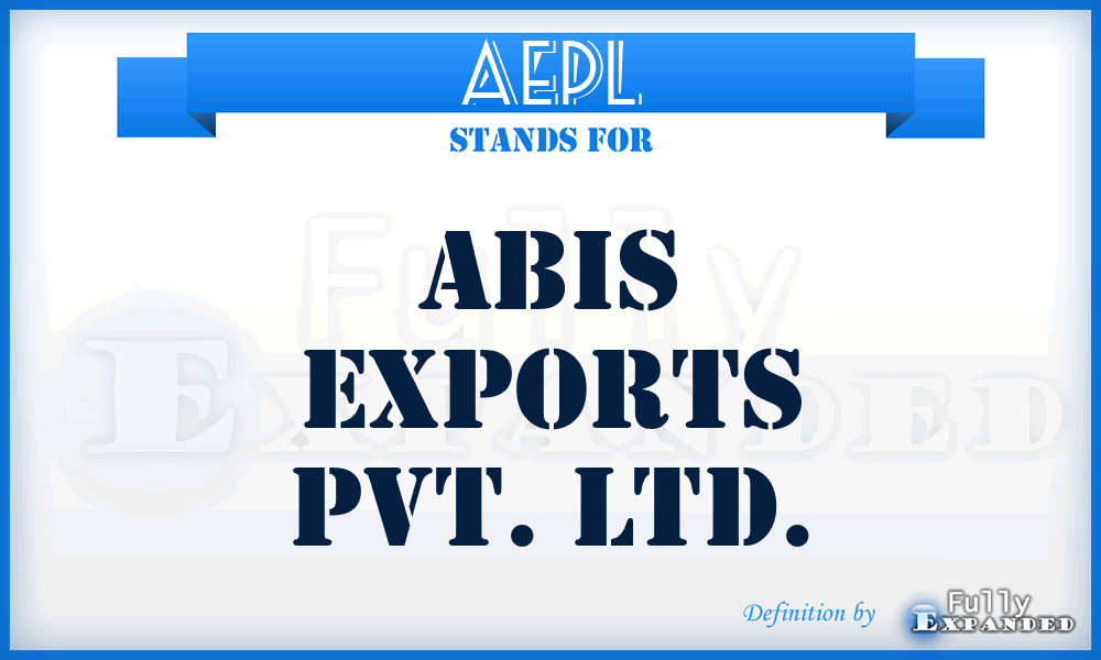 AEPL - Abis Exports Pvt. Ltd.