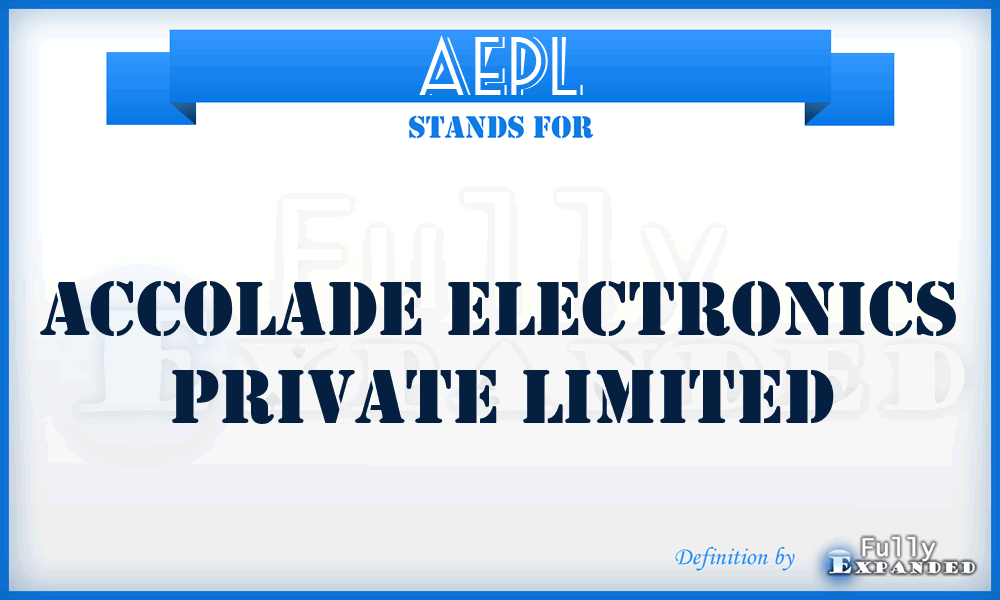 AEPL - Accolade Electronics Private Limited