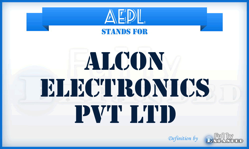 AEPL - Alcon Electronics Pvt Ltd