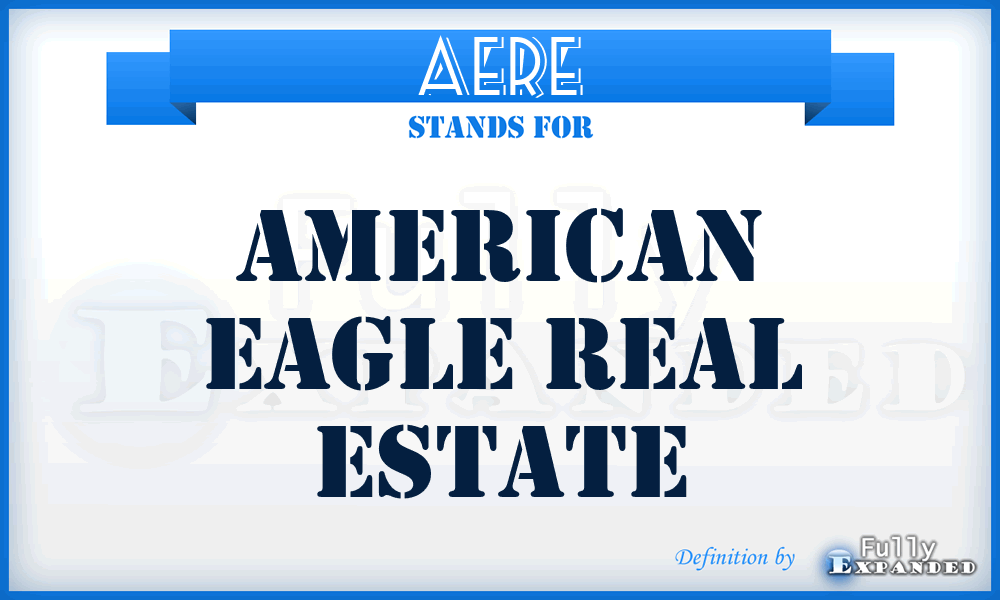AERE - American Eagle Real Estate