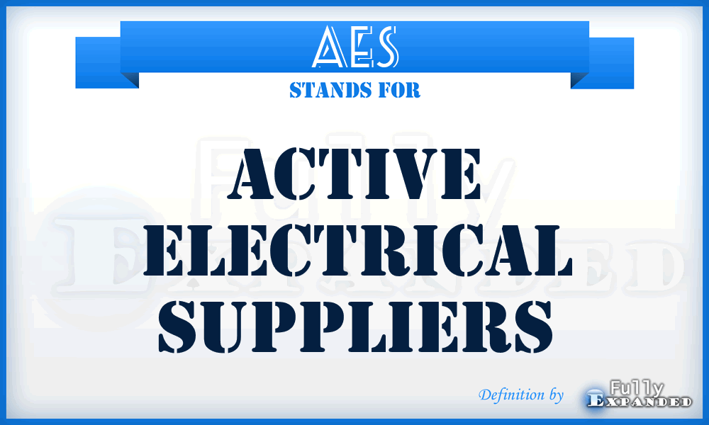 AES - Active Electrical Suppliers