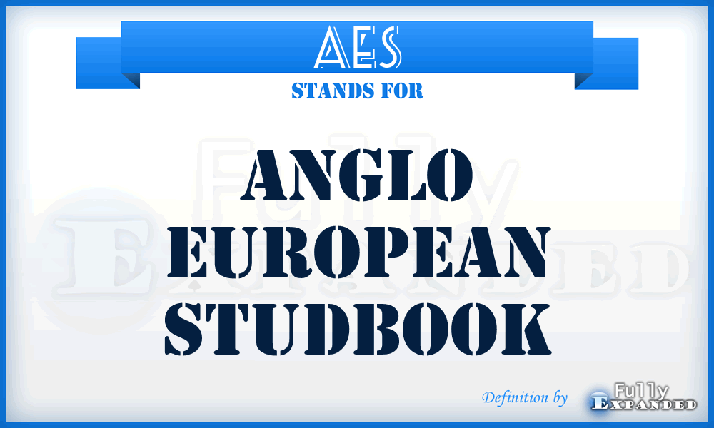 AES - Anglo European Studbook