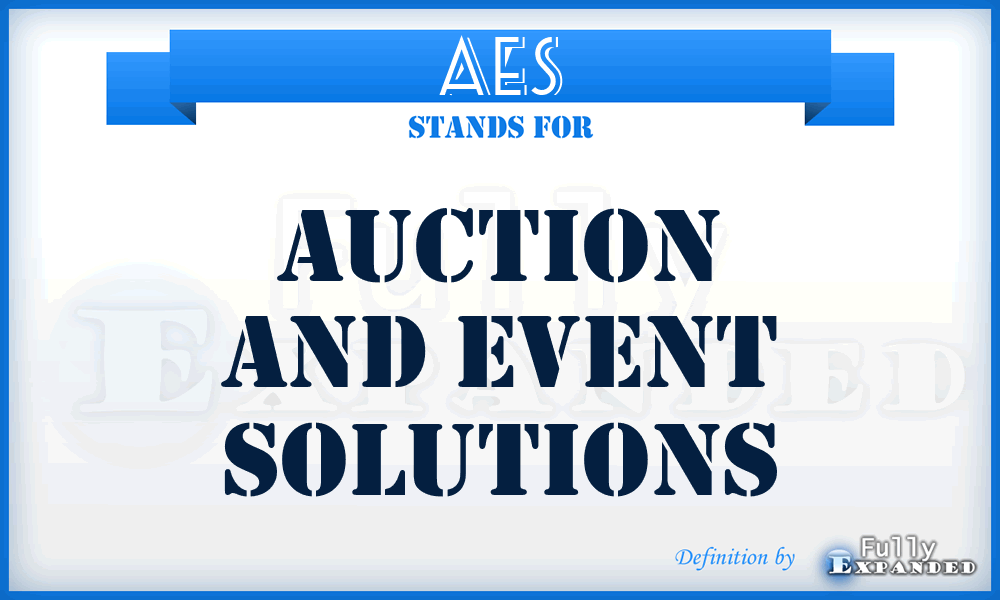 AES - Auction and Event Solutions