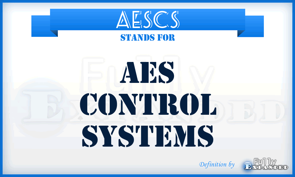 AESCS - AES Control Systems