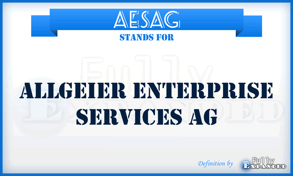 AESAG - Allgeier Enterprise Services AG