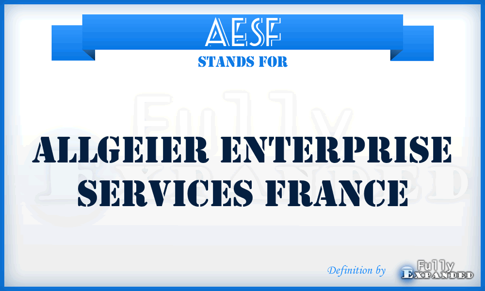 AESF - Allgeier Enterprise Services France