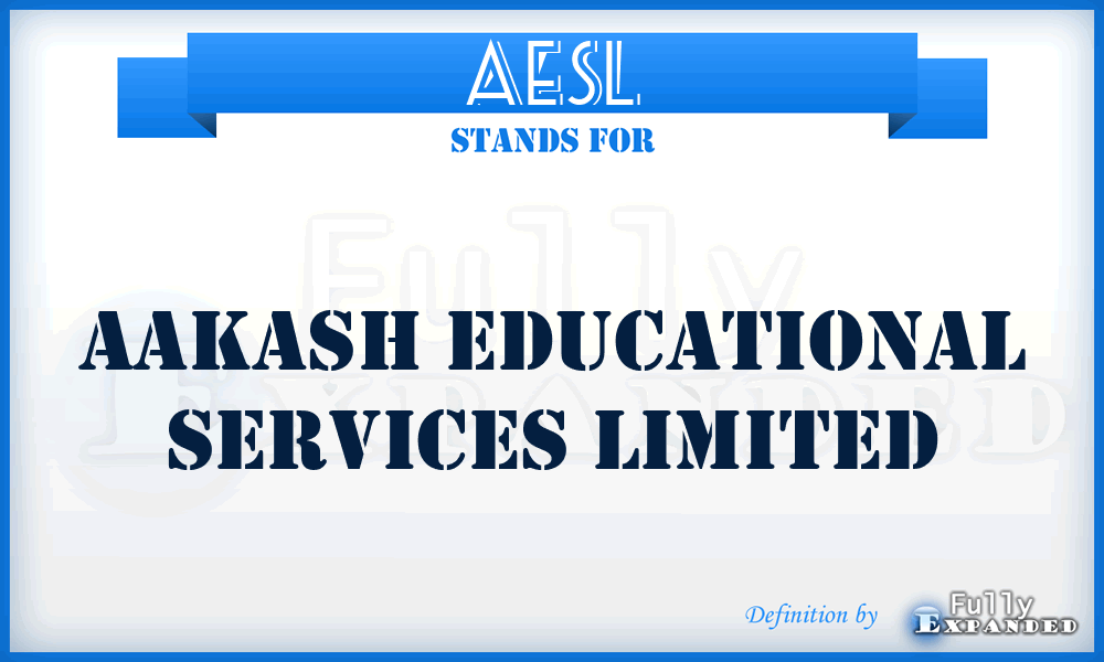 AESL - Aakash Educational Services Limited