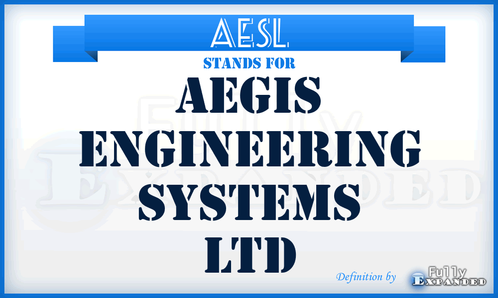 AESL - Aegis Engineering Systems Ltd