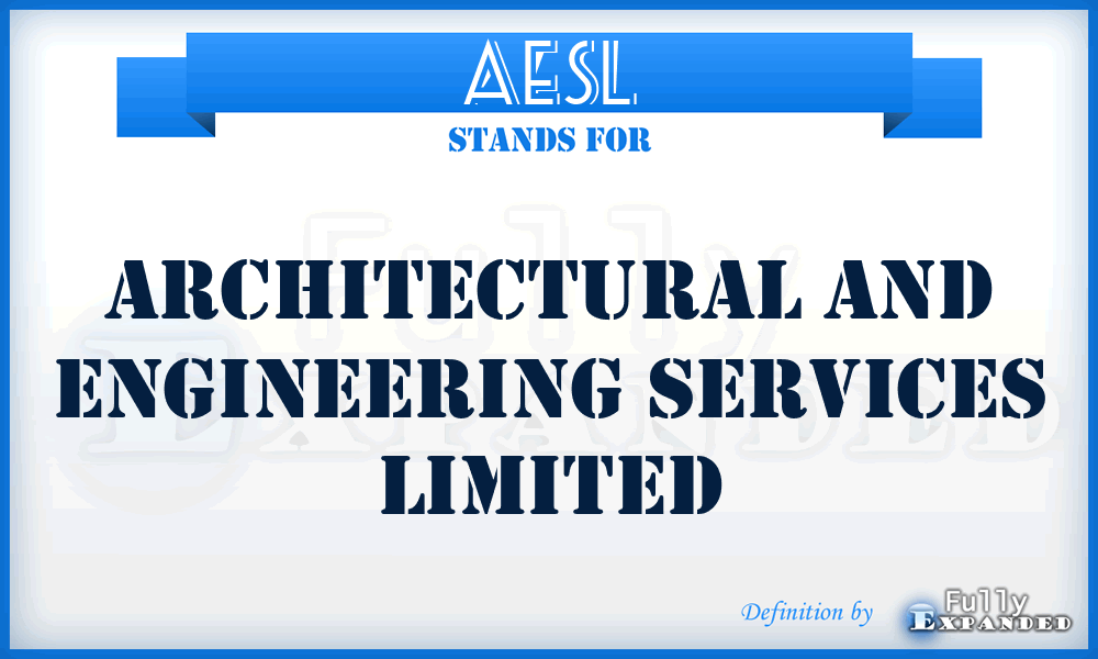 AESL - Architectural and Engineering Services Limited