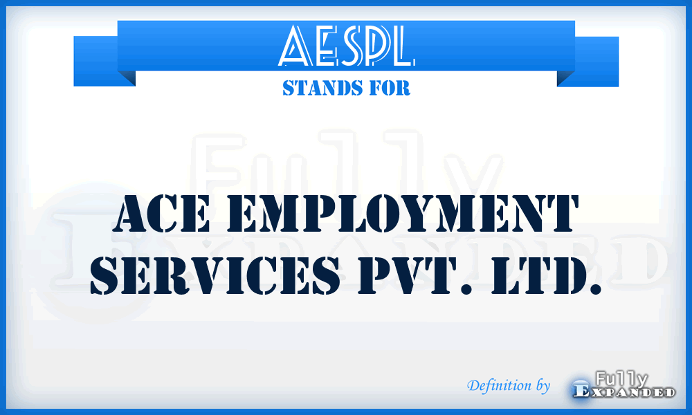 AESPL - Ace Employment Services Pvt. Ltd.