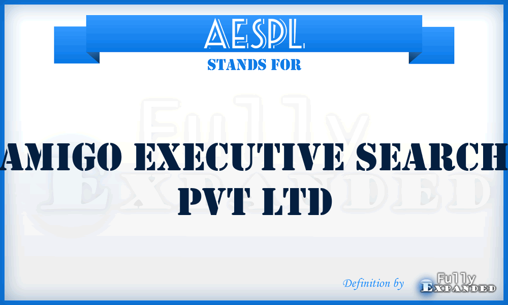 AESPL - Amigo Executive Search Pvt Ltd