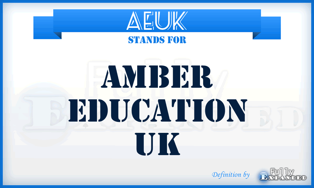 AEUK - Amber Education UK