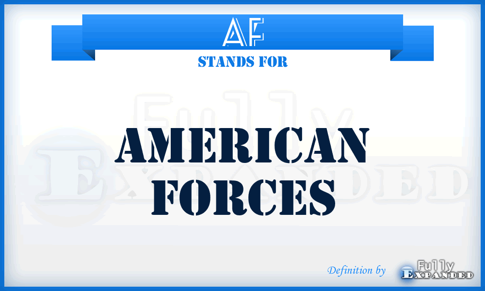 AF - American Forces