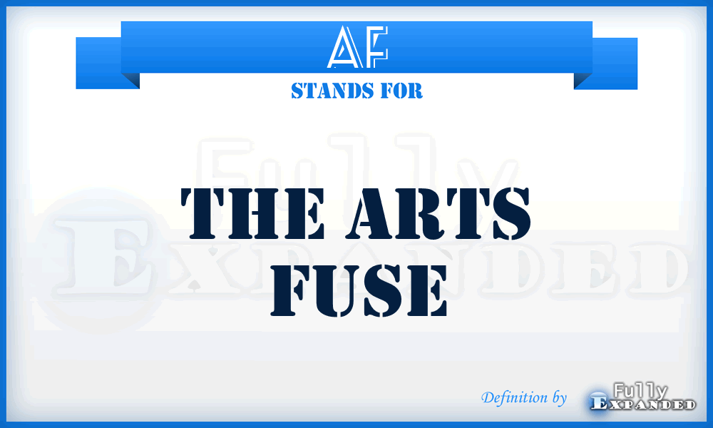 AF - The Arts Fuse